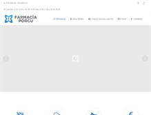 Tablet Screenshot of farmaciaporcu.eu